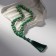 Parsing Muslim ball No. 10 "Biryuza Old", 35 beads through a jumper