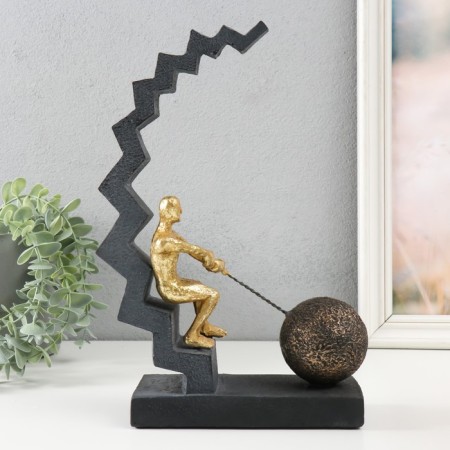 Polystone souvenir "only up" 34x12x24 cm-1