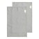 Napkins, size 30x45 cm - 2 pcs, color silver