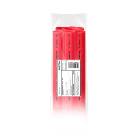 The heat-assigned tube Smartbuy, 16/8, red, 1 m, SBE-HST-16-R-2