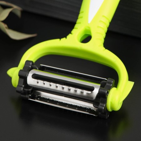 Vegetable cleaning of the shares "Trident", 15 cm, 3 blades, color mix-1