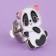 Metal icon "Panda" 1.4 x 1.7 cm