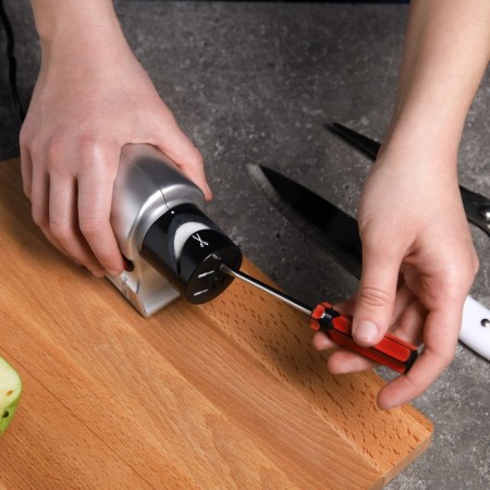Luazon LTE-01 knife knife, electric, for knives/scissors/screwdriver, 220 V, gray-3