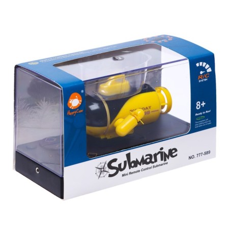 Submarine Radio -controlled "Batiscaf", light effects, yellow color-6