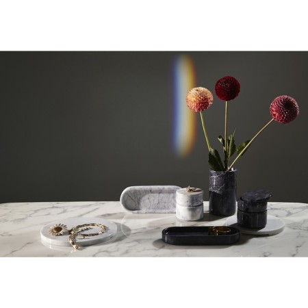 Bergenson Bjorn Marm jewelry box, 10.5x11.8 cm, color black marble-6