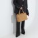 Salome Salome bag on lightning, 3 outer pockets, a long belt, beige color