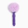 Anal traffic jam with fur Akhpoki, silicone sleeve, 130x26 mm, tail 65mm, rings, lilac 10746