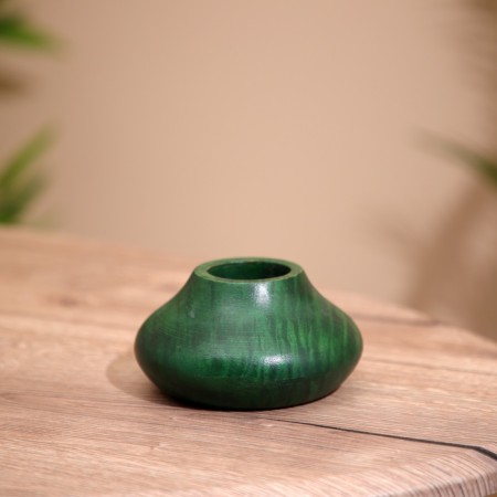 Wooden candleberry 11x11x5 cm-1