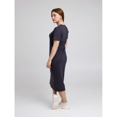 Women's dress "Fish", size 48, gray color-2