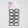 Half rings for bags, d = 25 mm, thickness - 3 mm, 10 pcs, nickel color