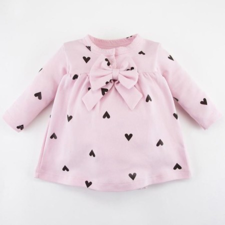 Body dress I am "hearts", pink, height 80-86 cm