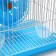 A cell for rodents equipped RT-2Q, 22 x 16 x 20 cm, blue