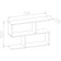 Wall-mounted shelf "PC-2", 780 × 196 × 520 mm, the color of the sonoma oak