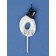 Candle for Cake "Gentleman", number "0", white