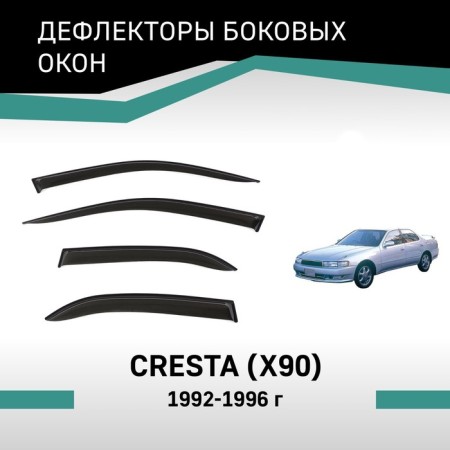 Defly window deflectors for Toyota Cresta (X90), 1992-1996