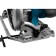 Dawed circular battery Makita DHS783ZJU, 2x18 V, 190 mm, cut 62 mm, without battery/ZU