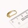 SHVESS-CRUCHS SM-1111-1, (set of 5 pairs), color gold