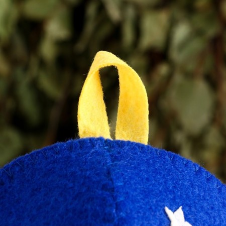 Bath cap with applique "Shy bear"-3