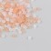 Glass glass 8/0 "matte translucent. Melange pale red" 10 g
