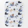 A waterproof diaper, 50x70 cm "Pirates"