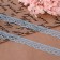 Capricon lace, 15 mm × 10 ± 1 m, blue color No. 19