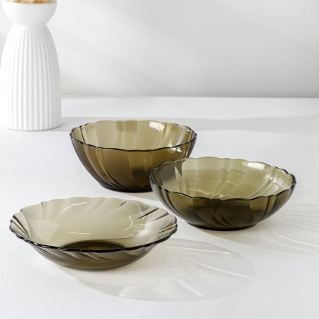 ALTA MAREA table set, 45 items, brown color-4
