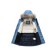 Winter park for a boy, height 128 cm, blue color