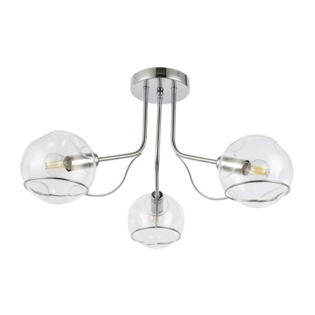 Ceiling EVOLUCE lamp. Sle102502-03. BACA. 3x40 watts, E14, 61x61x31 cm, chromium color-5
