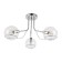 Ceiling EVOLUCE lamp. Sle102502-03. BACA. 3x40 watts, E14, 61x61x31 cm, chromium color