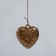 Wind Music Metal "heart with a rose in a circle" 3 bells 1 figure 40 cm