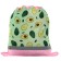 A bag for shoes with a pocket of 490 x 410 mm, with a reflective strip, "avocado"
