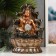 The desktop fountain from the network, the shiva backlight at the cliff with a waterfall "42x28x28 cm