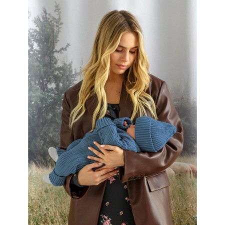 Knitted Knitty Children's Pure Love Tot, height 62 cm, blue color-5