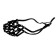 A muzzle leather mesh with a jumper No. 3, shepherd, (length on a nose 11 cm, muzzle 30 cm rings), 161347