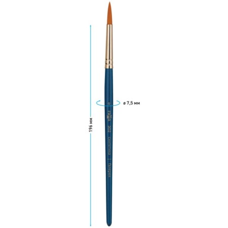 Brush Art Synthetics Gamma "Gallery", Round No. 9, Short handle 302009-2