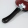 The “Expert” pan, d = 20 cm, plastic handle, glass cover, anti -stick coating, burgundy color