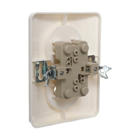 Double Luazon Lighting "Orion", 10 A, hidden, without salary, white-2
