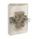 Double Luazon Lighting "Orion", 10 A, hidden, without salary, white