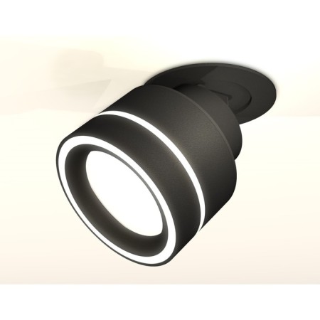A set of a built -in rotary lamp with AMBRELLA LIGHT, Techno, XM8102523, Black Black Sand-2