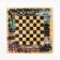 Board game 3 in 1 "Russia and America": chess, checkers, backgammon, wood, 50 x 50 cm