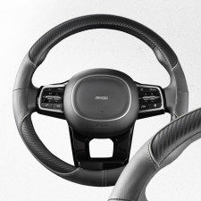 Оплетка SKYWAY, экокожа, Combo-12 M, черно-серая, S01102474