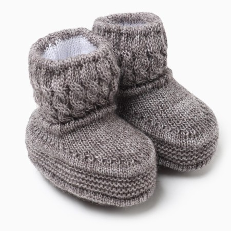 Bottos for children, the color is dark beige, size 20 (1-3 month)