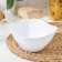 Rondo salad bowl, 1 l, snow-white color