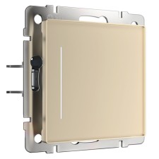 Single switch single -valve with backlight (champagne) W4512011