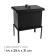 Camping smokehouse, 44x29.4x31 cm, steel