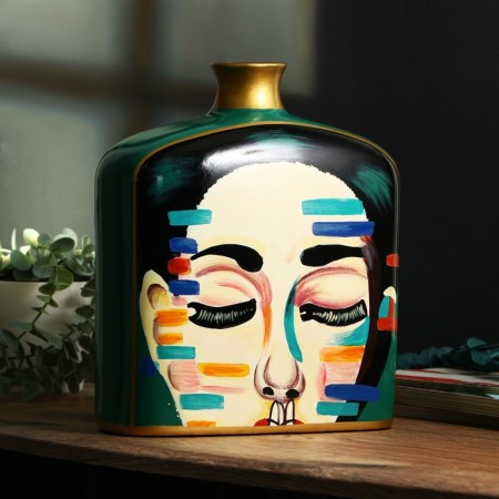 VAZ Ceramics "Girl with eyes closed" 27 x 21.5 x 10 cm-8