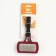 Puchoderma with a drop of 10 x 17 cm, rubberized handle, burgundy-black