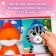 Book with stickers "Funny Muzzles", 12 p.