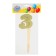 Topper in the “3” cake, set 6 pcs., Mix color