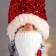 Polystone souvenir "Grandfather Frost in a blue fur coat, a cap with tinsel" 21x5.8x4 cm